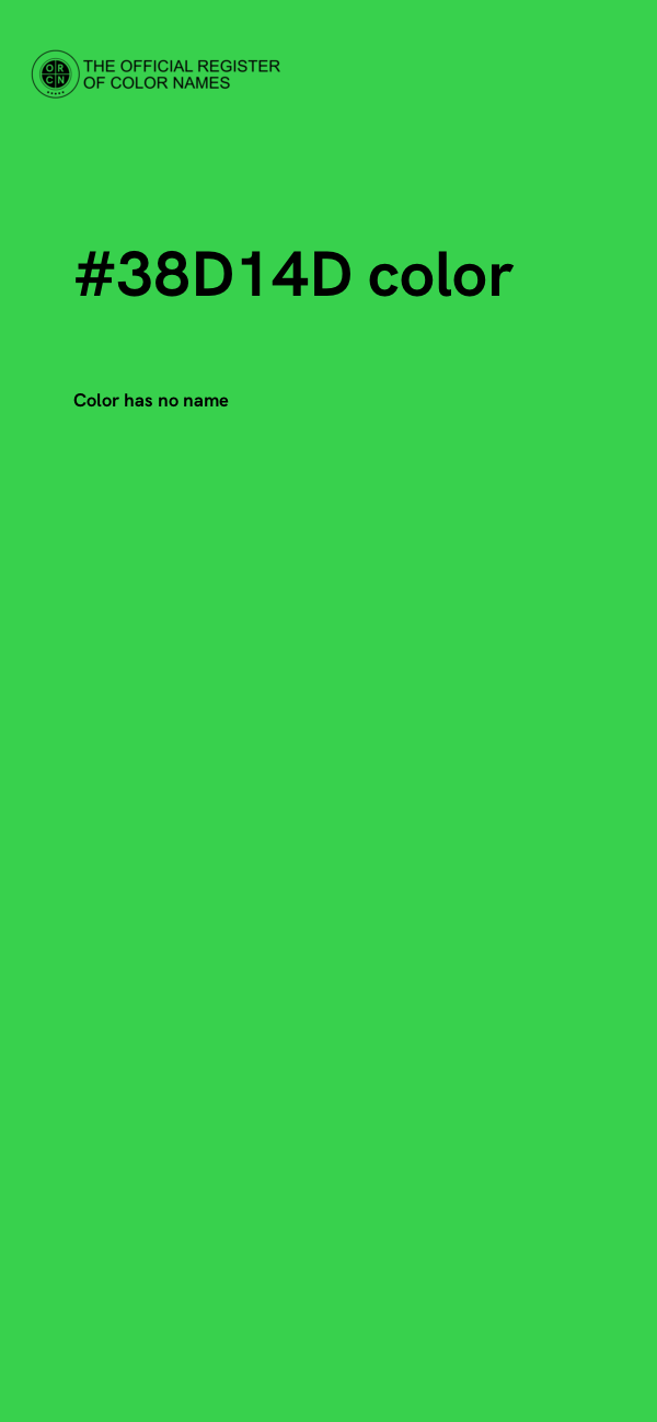 #38D14D color image