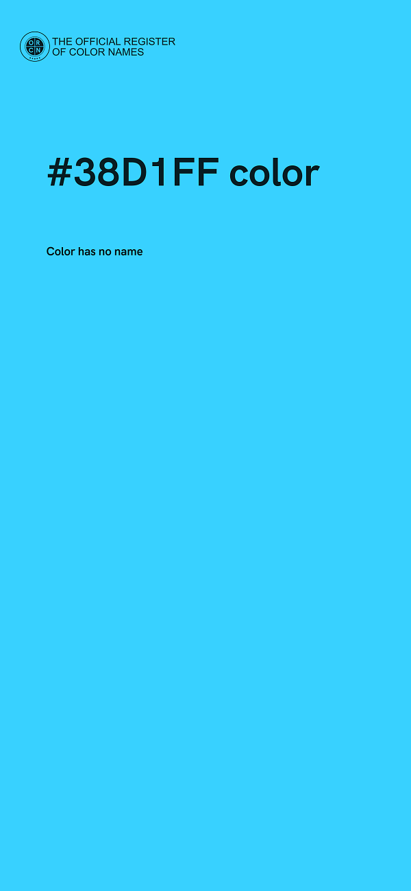 #38D1FF color image