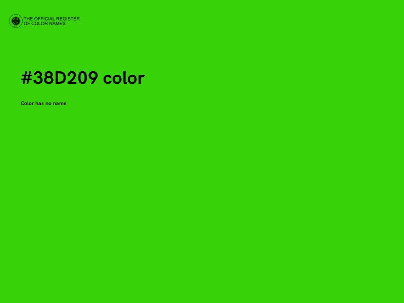 #38D209 color image