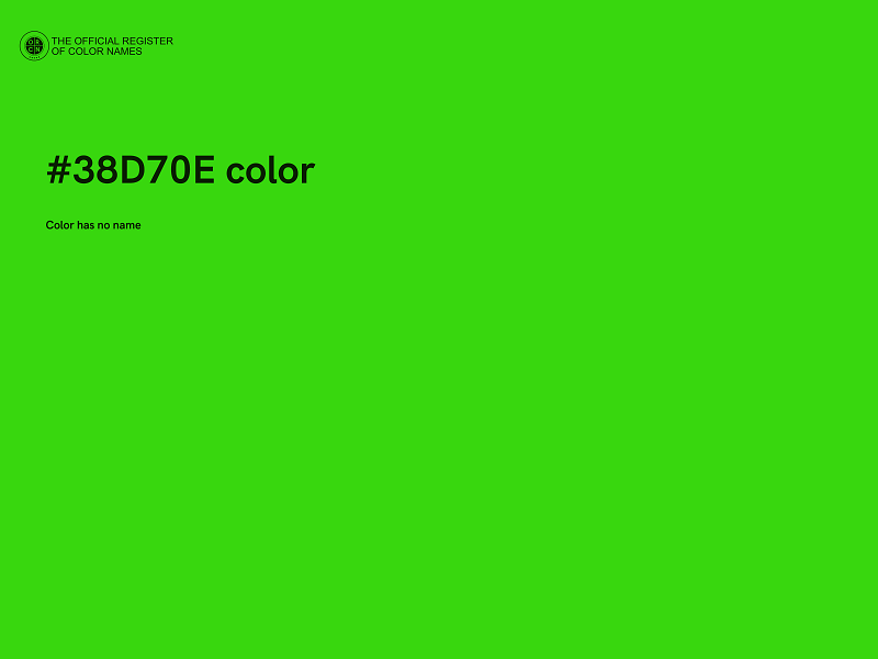 #38D70E color image