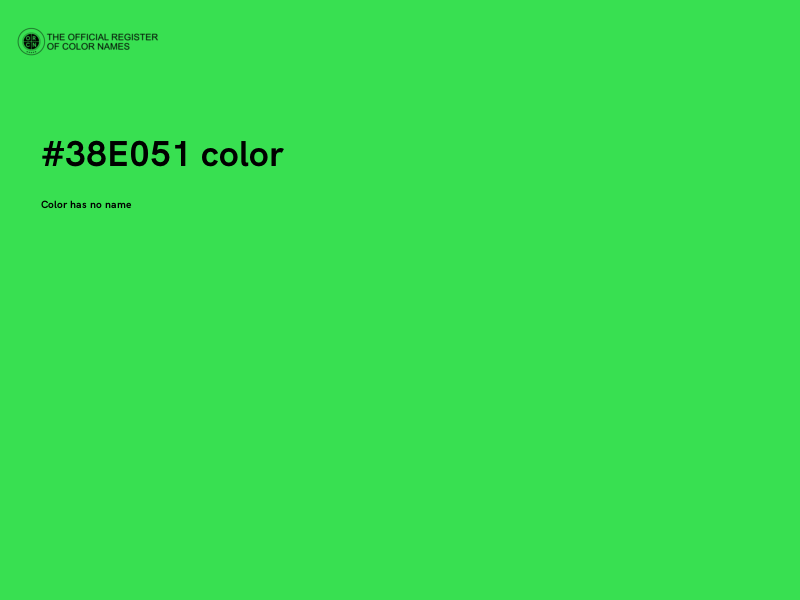 #38E051 color image