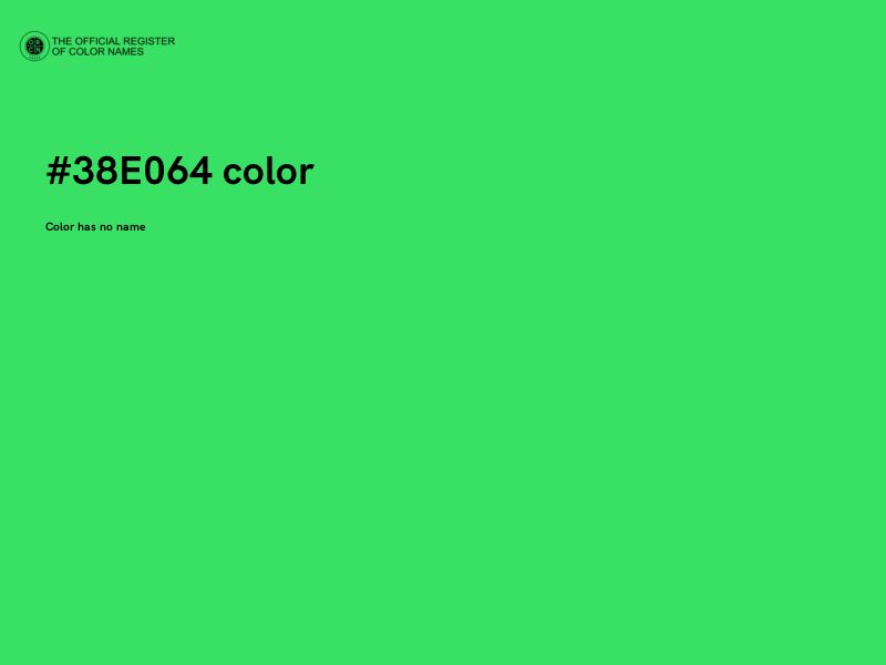 #38E064 color image