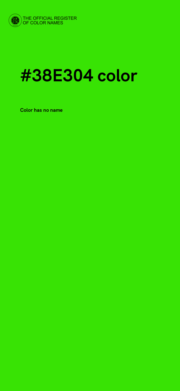 #38E304 color image