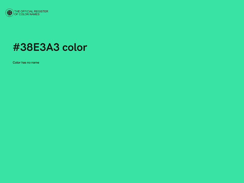 #38E3A3 color image