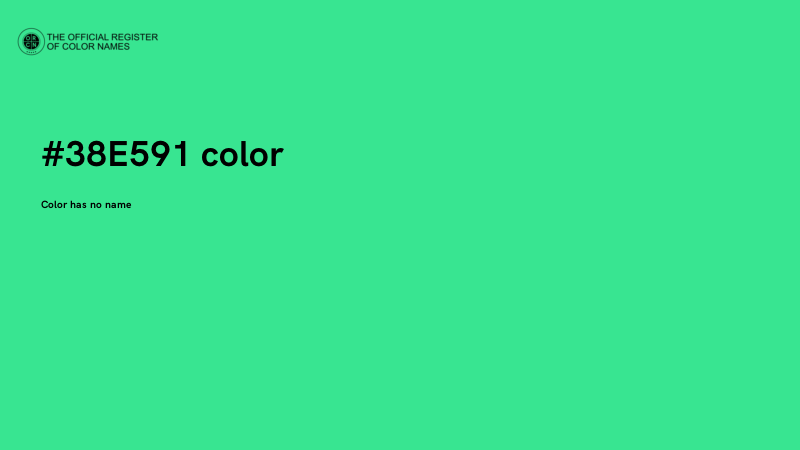 #38E591 color image