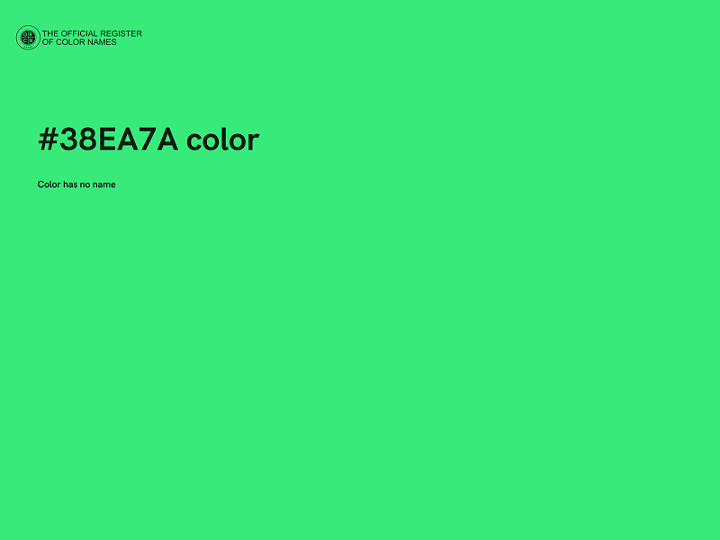 #38EA7A color image