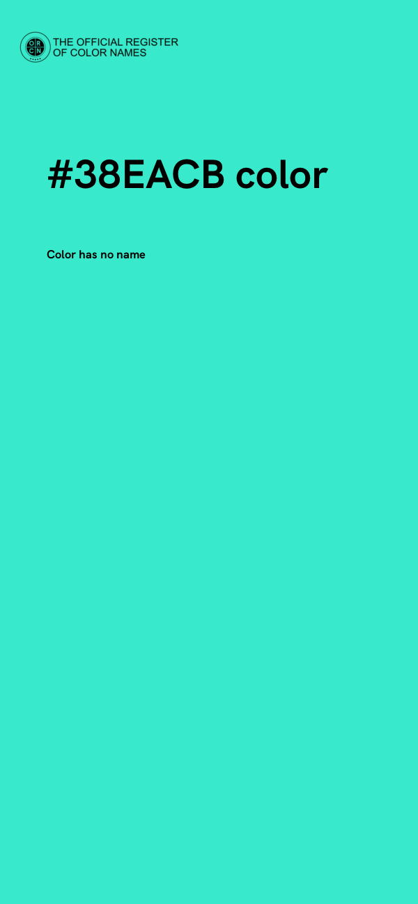 #38EACB color image