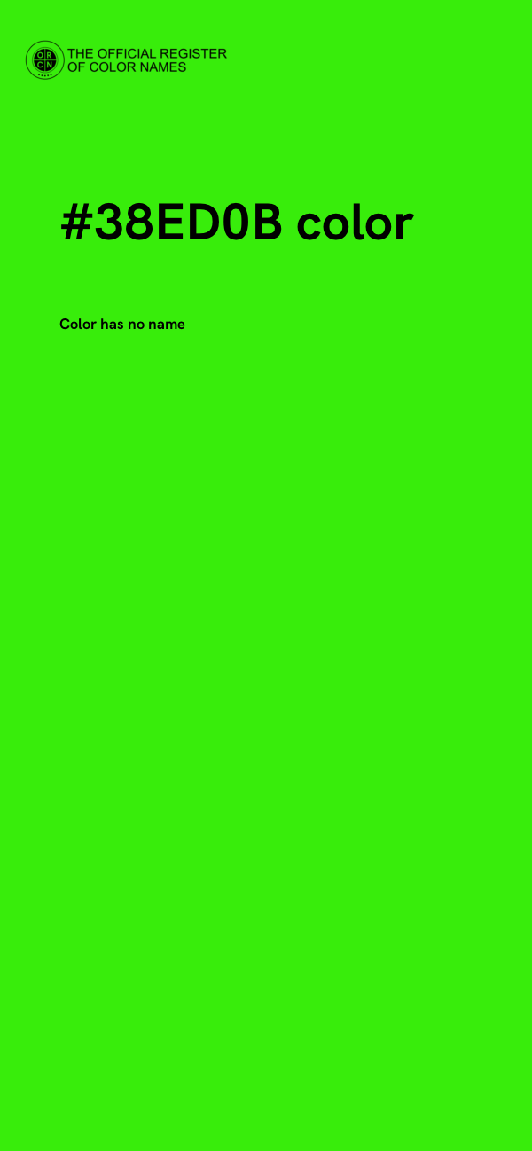 #38ED0B color image