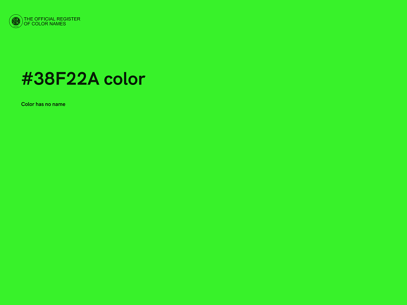 #38F22A color image