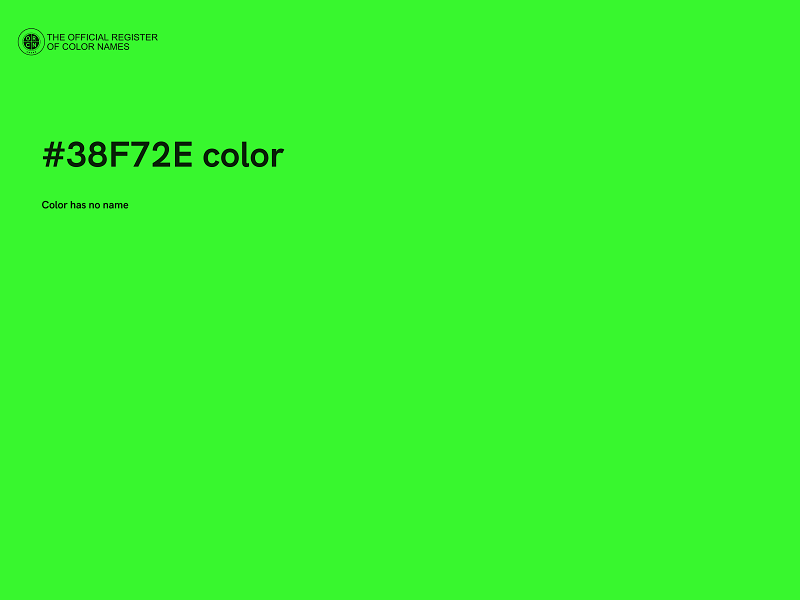 #38F72E color image