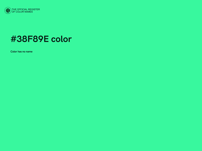 #38F89E color image