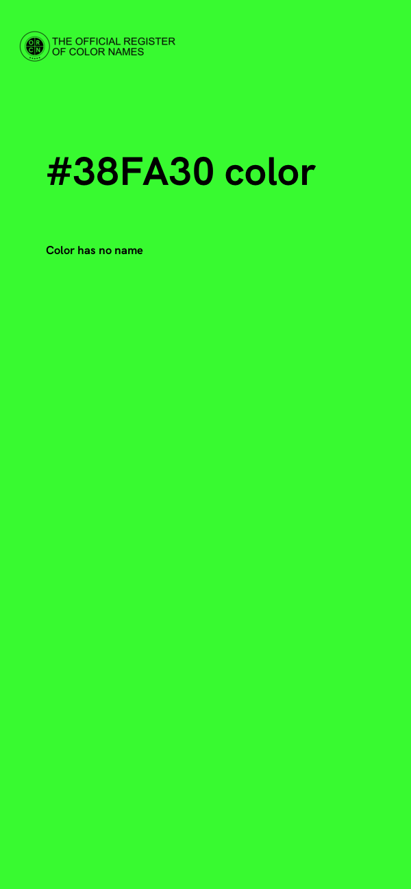 #38FA30 color image