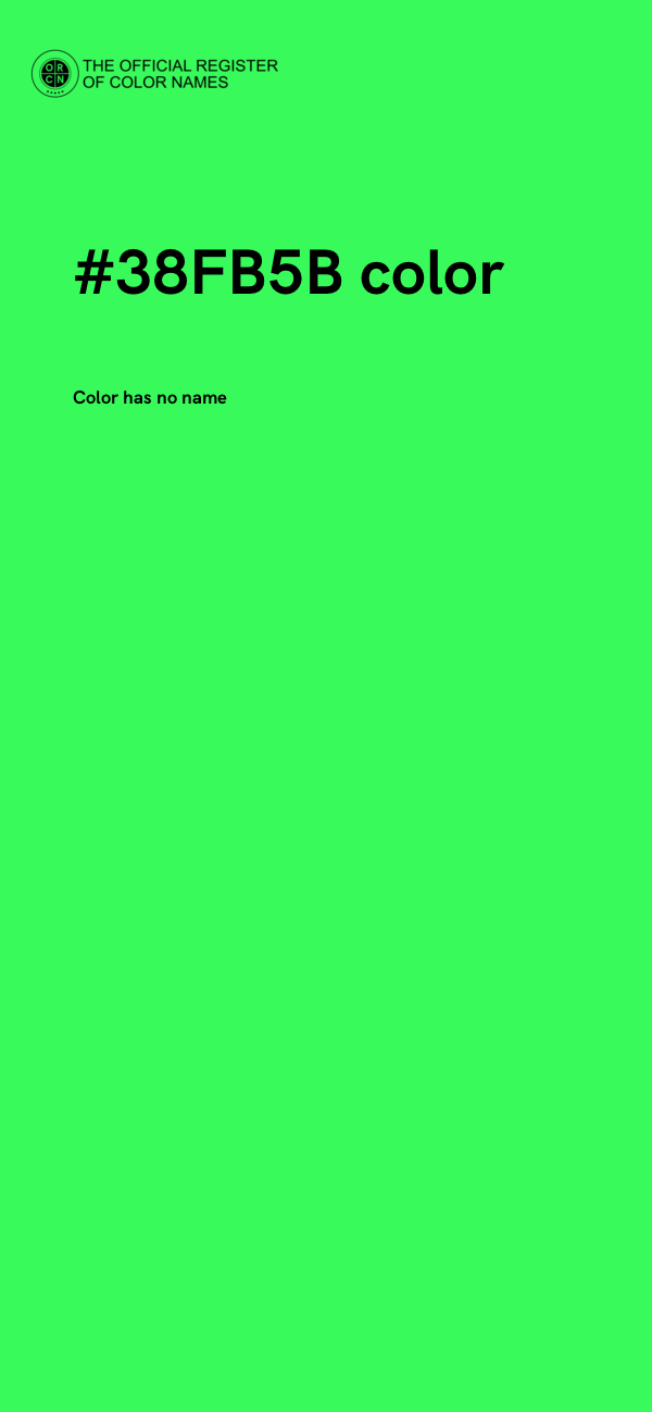 #38FB5B color image