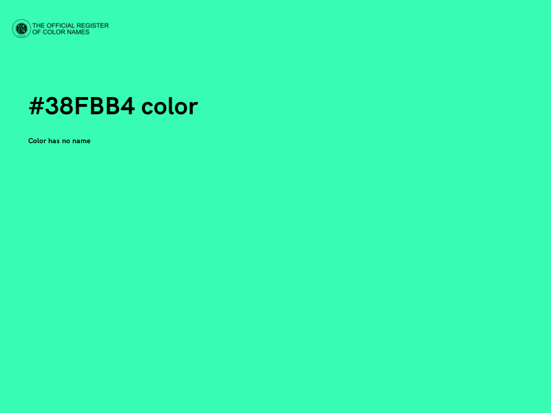 #38FBB4 color image