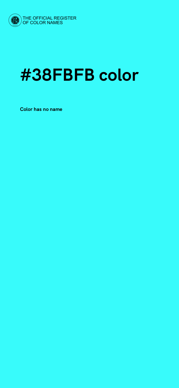 #38FBFB color image