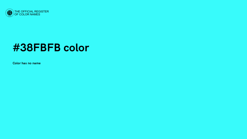 #38FBFB color image