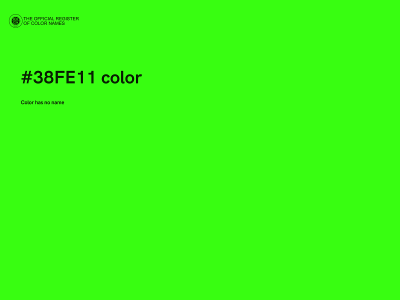 #38FE11 color image