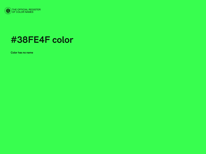 #38FE4F color image