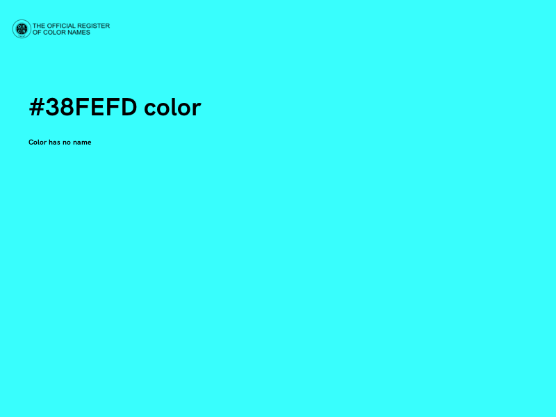 #38FEFD color image