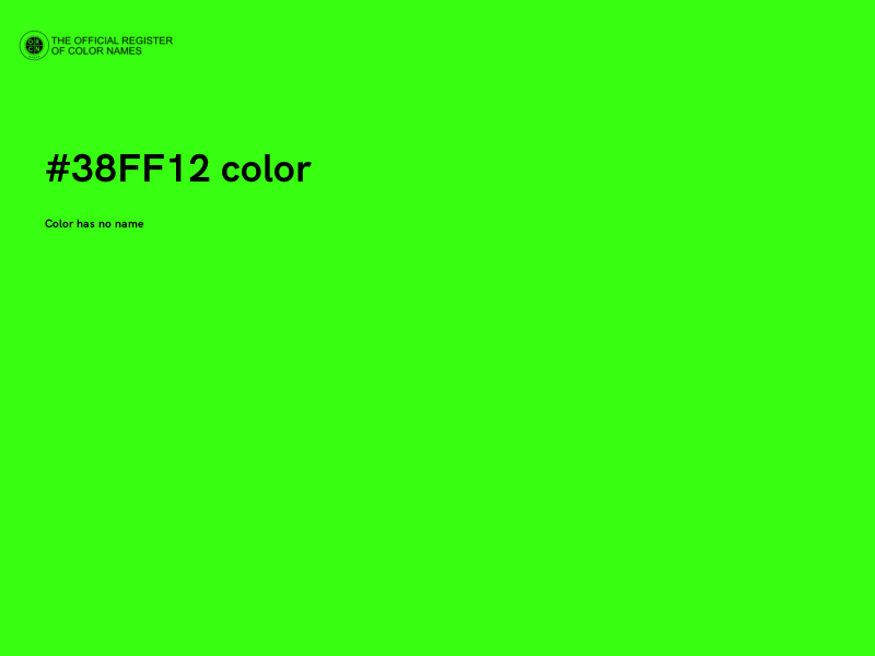 #38FF12 color image