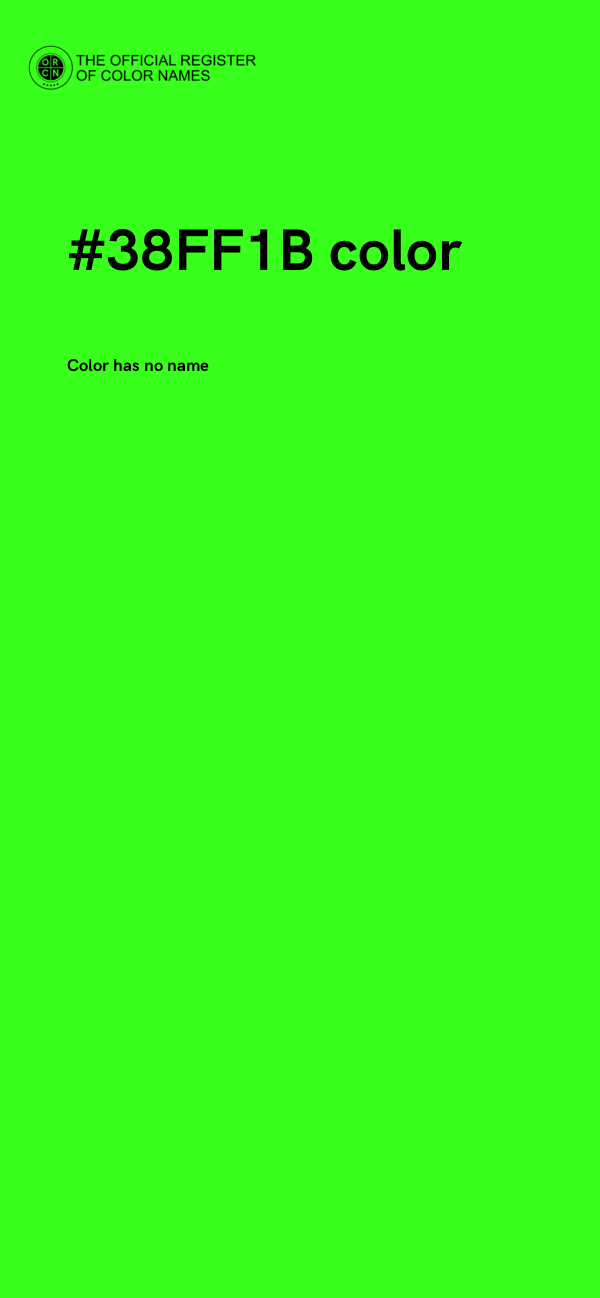 #38FF1B color image