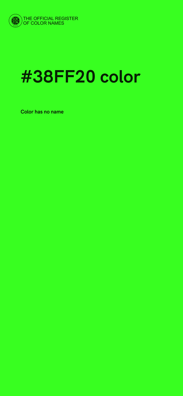 #38FF20 color image