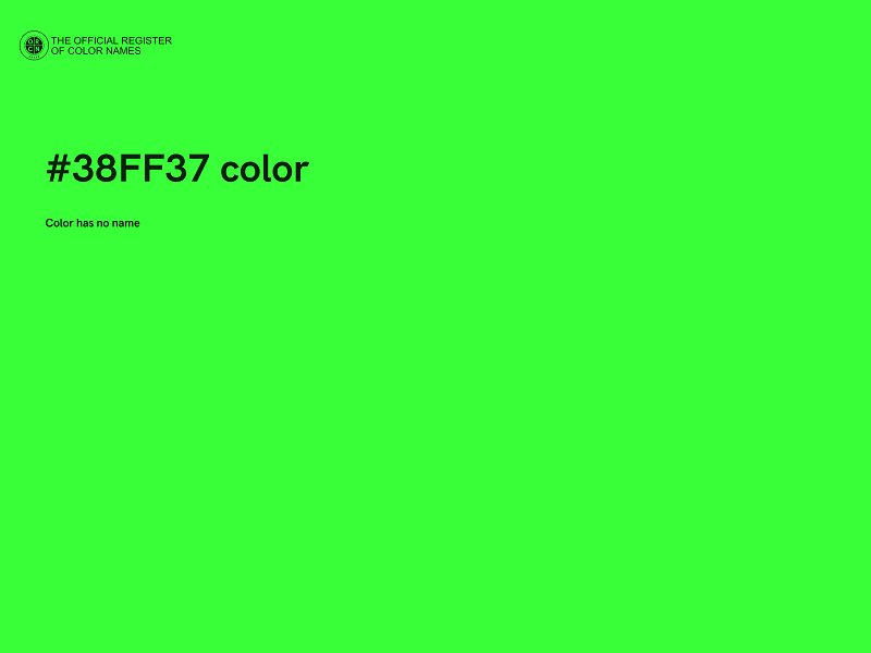 #38FF37 color image