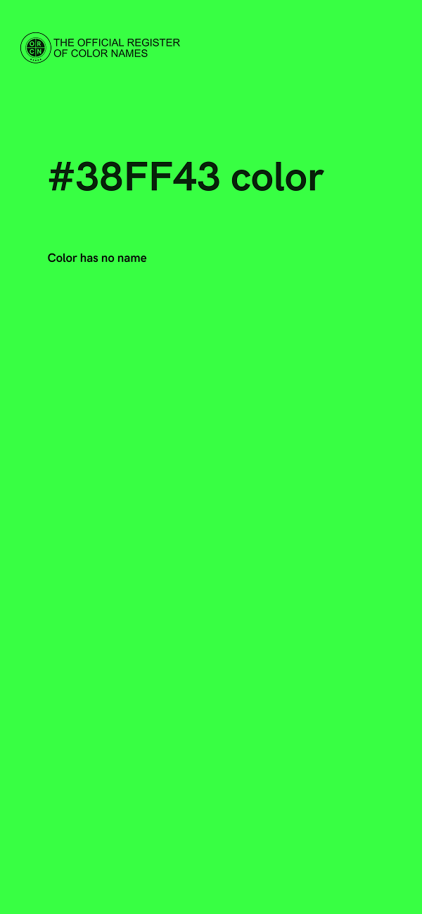 #38FF43 color image
