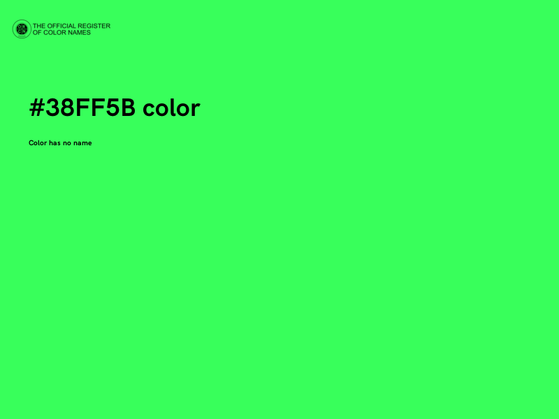 #38FF5B color image