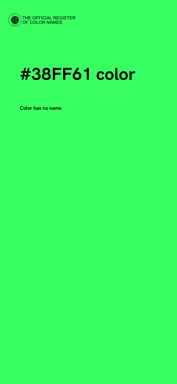 #38FF61 color image