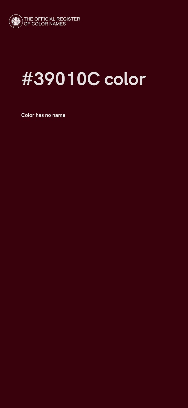 #39010C color image