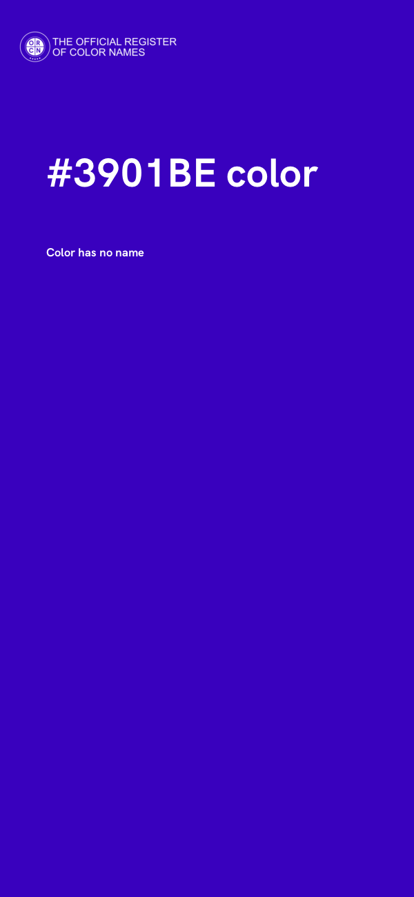 #3901BE color image