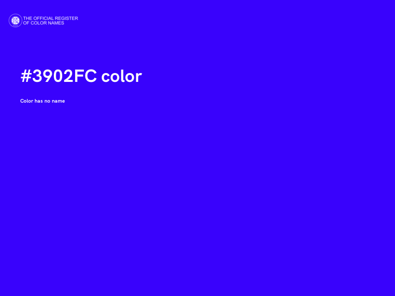 #3902FC color image