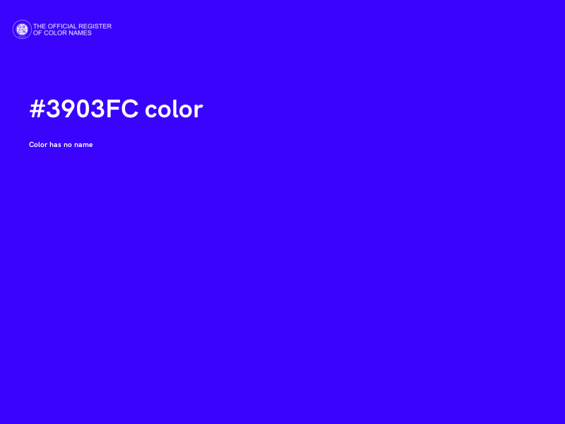 #3903FC color image