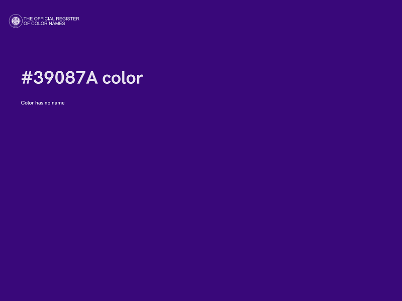 #39087A color image