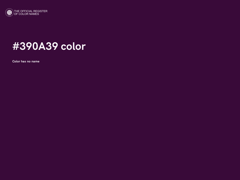 #390A39 color image