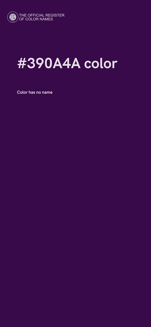 #390A4A color image