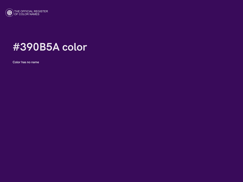 #390B5A color image