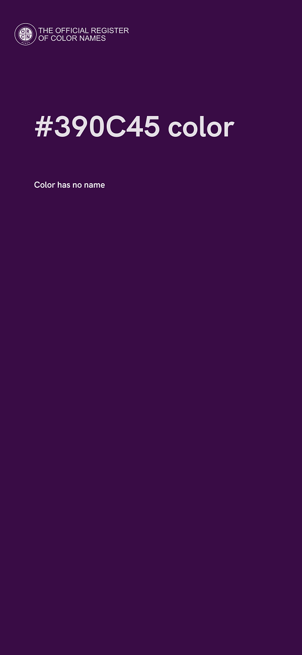 #390C45 color image