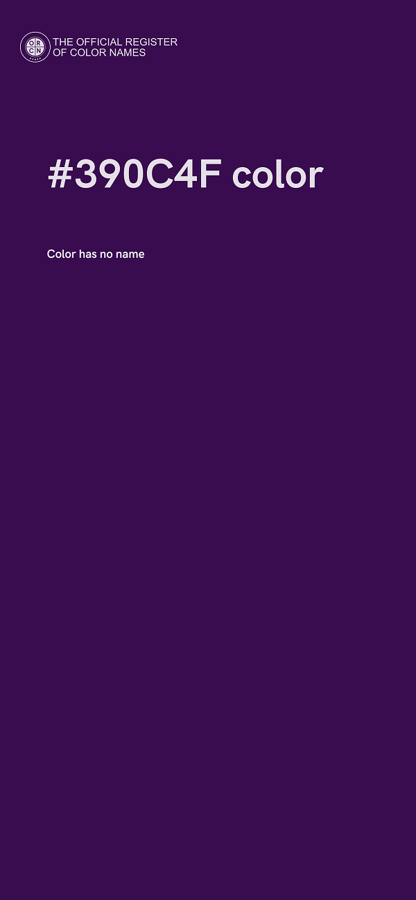 #390C4F color image