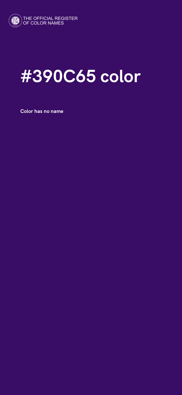 #390C65 color image