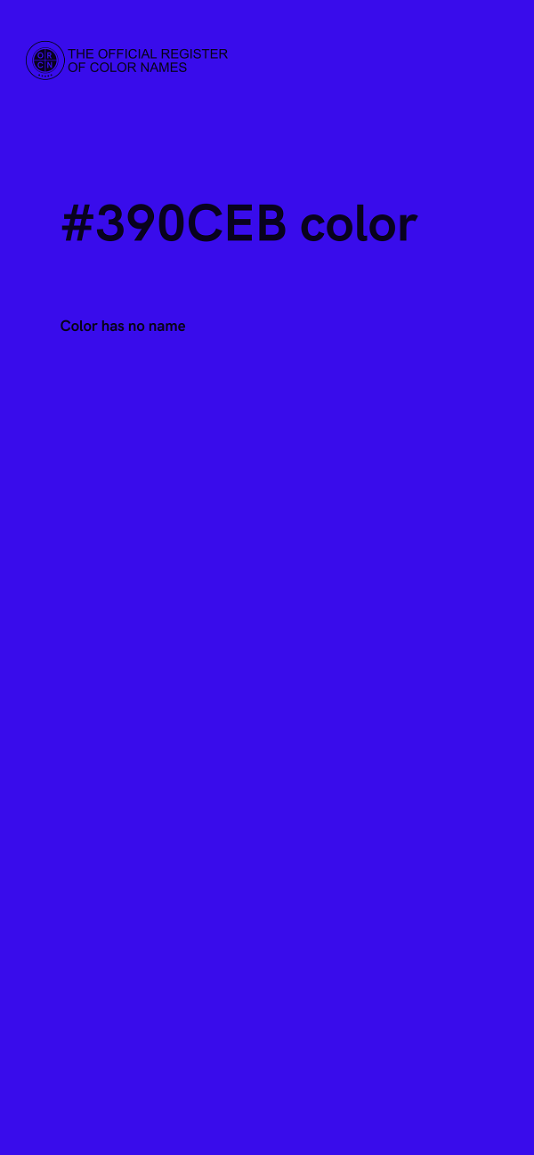 #390CEB color image
