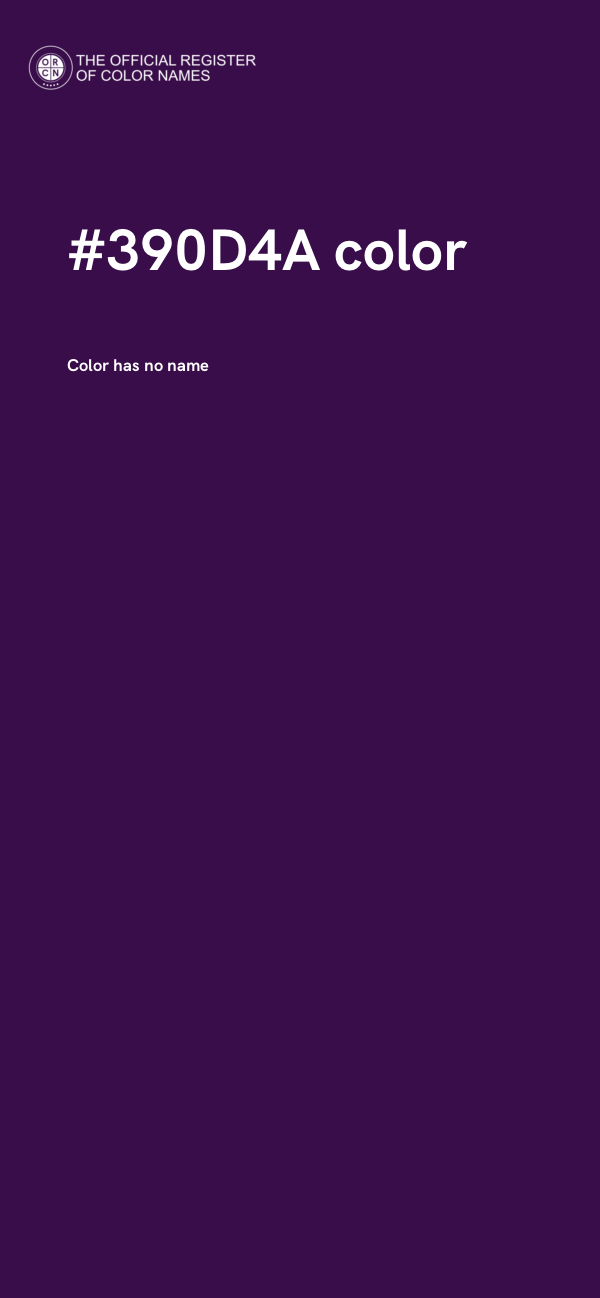 #390D4A color image