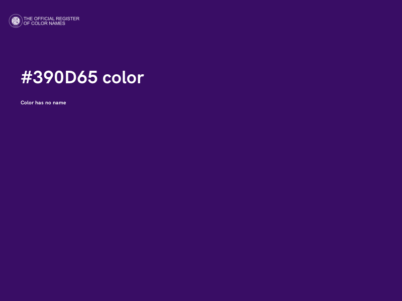 #390D65 color image