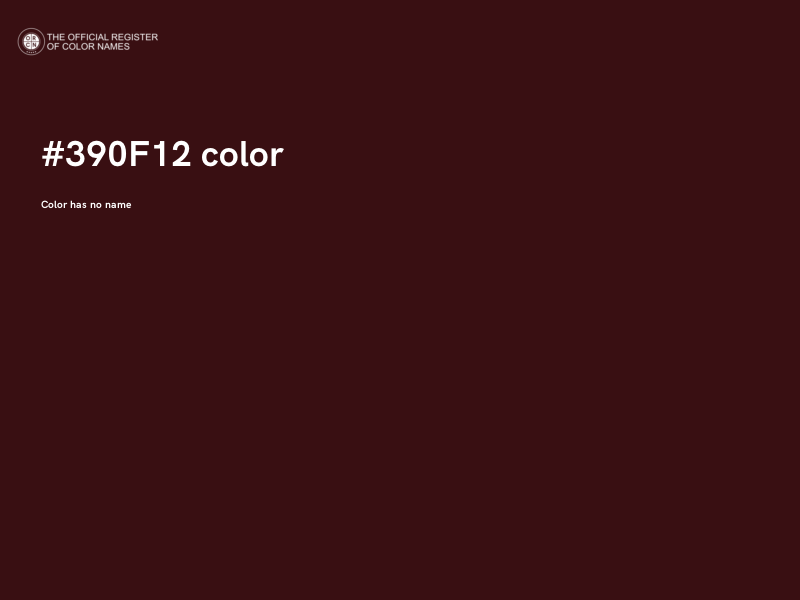 #390F12 color image