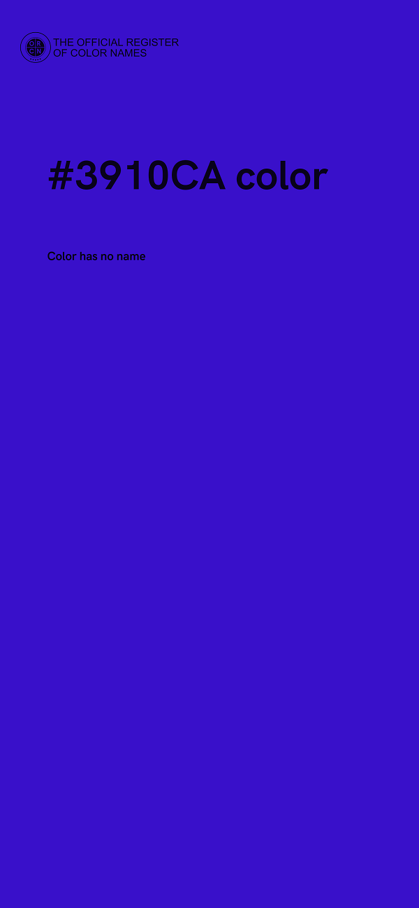 #3910CA color image