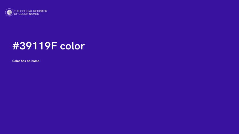 #39119F color image