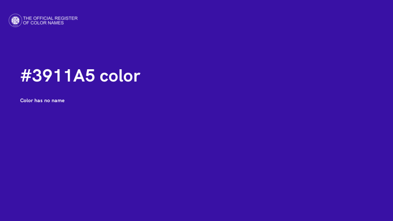 #3911A5 color image