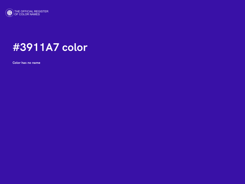 #3911A7 color image