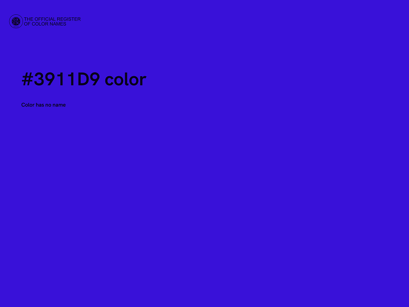 #3911D9 color image